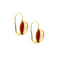Boucles d'oreilles Boucles d’oreilles à monachella en or jaune 18 ct et corail 58 Facettes 36380