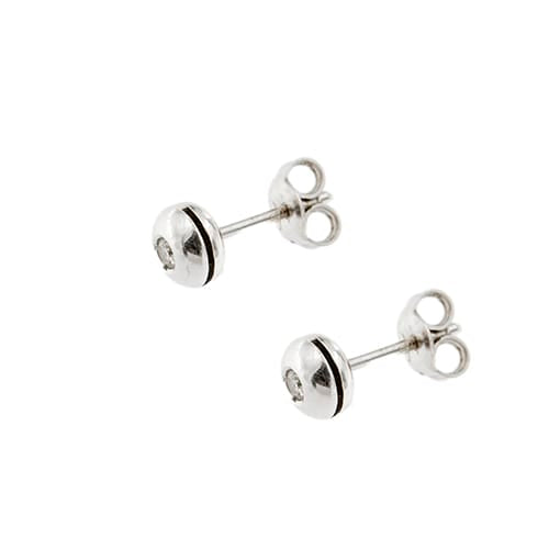 Boucles d'oreilles Boucles d’oreilles point de lumière en or blanc 18 ct et diamants 0,16 ct 58 Facettes 37342
