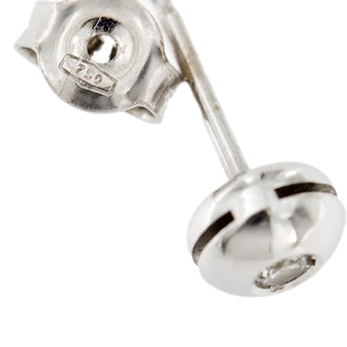 Boucles d'oreilles Boucles d’oreilles point de lumière en or blanc 18 ct et diamants 0,16 ct 58 Facettes 37342