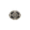 Bague Art déco - Bague en or rose et or blanc 18 ct avec diamants et onyx 58 Facettes 27855