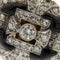 Bague Art déco - Bague en or rose et or blanc 18 ct avec diamants et onyx 58 Facettes 27855
