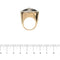 Bague Art déco - Bague en or rose et or blanc 18 ct avec diamants et onyx 58 Facettes 27855