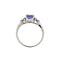 Bague Bague - Tanzanite et diamants en or blanc 18 ct 58 Facettes 38890