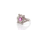 Bague 54 Bague Art déco rubis et diamants en platine 58 Facettes 27174