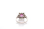 Bague 54 Bague Art déco rubis et diamants en platine 58 Facettes 27174