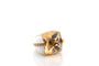 Bague 46 David Webb - Bague en or jaune 18k avec citrine et émail 58 Facettes 27070