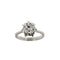 Bague 50 Bague solitaire - Diamants 1,78 ct en platine 950 58 Facettes 33443