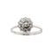 Bague Bague fleur - Bague en or blanc 18 carats et diamants 58 Facettes 32265