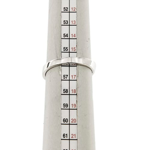 Bague Damiani - Bague solitaire contrariée en or blanc 18 ct avec diamant 0,13 ct 58 Facettes 37094