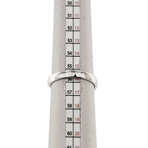 Bague Bague solitaire contrarié en or blanc 18 ct avec diamant 0,35 ct 58 Facettes 27243