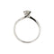 Bague Bague solitaire contrarié en or blanc 18 ct avec diamant 0,35 ct 58 Facettes 27243