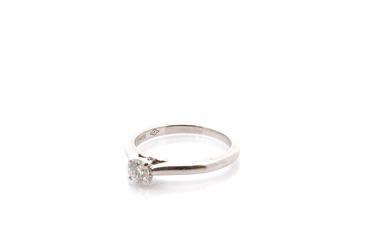Bague 52 Cartier - Bague en platine avec diamant 0,31 ct 58 Facettes 27259