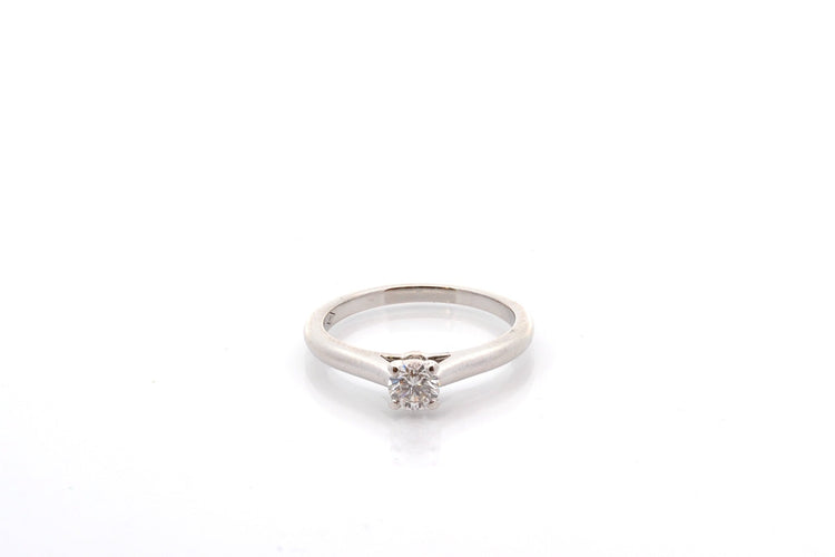 Bague 52 Cartier - Bague en platine avec diamant 0,31 ct 58 Facettes 27259