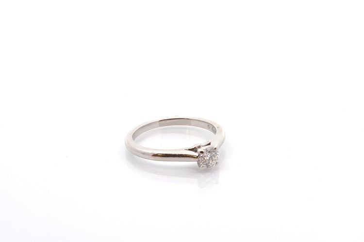 Bague 52 Cartier - Bague en platine avec diamant 0,31 ct 58 Facettes 27259