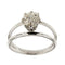 Bague 55 Bague solitaire - diamant 1,56 ct en or blanc 18 ct 58 Facettes 35305
