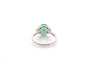 Bague 53 Bague en platine avec émeraude 1,96 ct et diamants 58 Facettes 27095-27127-27263