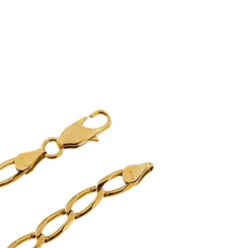 Bracelet Bracelet homme maille cheval en or jaune 18 ct 58 Facettes 33649