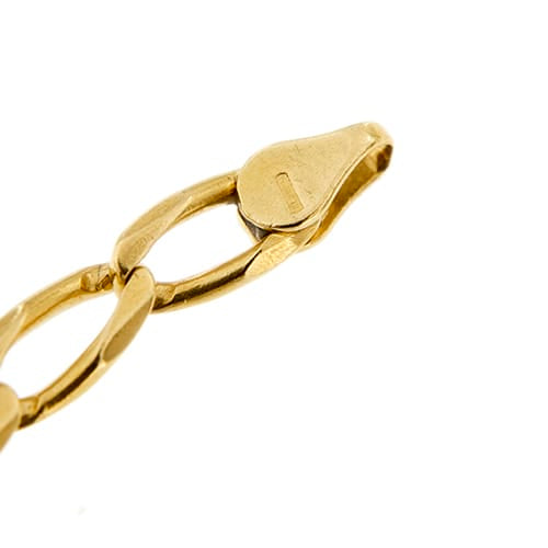 Bracelet Bracelet homme maille cheval en or jaune 18 ct 58 Facettes 33649