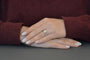 Bague 52 Bague en platine avec diamant 2,43 ct et diamants 58 Facettes 27143-27018