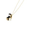 Collier Salvatore Ferragamo New Renaissance - Collier long en or jaune avec pendentif sandale émaillée 58 Facettes 39527