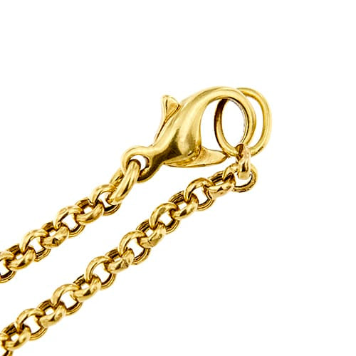 Collier Gabriella Rivalta - Collier en or jaune 18 ct avec fleur émaillée et perles 58 Facettes 37280