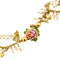 Collier Gabriella Rivalta - Collier en or jaune 18 ct avec fleur émaillée et perles 58 Facettes 37280