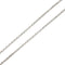 Collier Faraone - Collier maille rolò en or blanc 18 ct et diamants 58 Facettes 37410