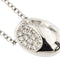 Collier Faraone - Collier maille rolò en or blanc 18 ct et diamants 58 Facettes 37410