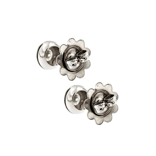 Boucles d'oreilles Boucles d’oreilles point de lumière en or blanc 18 ct et diamants 0,40 ct 58 Facettes 36841