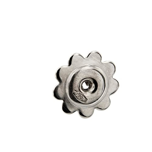 Boucles d'oreilles Boucles d’oreilles point de lumière en or blanc 18 ct et diamants 0,40 ct 58 Facettes 36841