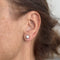 Boucles d'oreilles Boucles d’oreilles point de lumière en or blanc 18 ct et diamants 0,40 ct 58 Facettes 36841