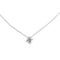 Collier Collier - Chaîne maille rolò et diamant 0,27 ct en or blanc 18 kt 58 Facettes 425