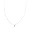 Collier Collier - Chaîne maille rolò et diamant 0,27 ct en or blanc 18 kt 58 Facettes 425