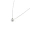 Collier Collier - Chaîne maille rolò et diamant 0,27 ct en or blanc 18 kt 58 Facettes 425