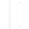 Collier Collier - Chaîne maille rolò et diamant 0,27 ct en or blanc 18 kt 58 Facettes 425