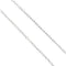 Collier Collier - Chaîne maille rolò et diamant 0,27 ct en or blanc 18 kt 58 Facettes 425