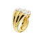 Bague Bague - Anneau ouvert en or jaune 18 ct et perles 58 Facettes 31844