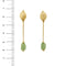Boucles d'oreilles Boucles d’oreilles pendantes - Quartz aventurine en or jaune 18 ct 58 Facettes 29101