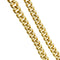 Collier Collier maille gourmette dégradée bombée en or jaune 18 ct 58 Facettes 37423