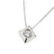Collier Collier point de lumière en or blanc 18 ct avec diamant 0,10 ct 58 Facettes 26260