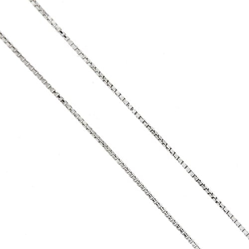 Collier Collier point de lumière en or blanc 18 ct avec diamant 0,10 ct 58 Facettes 26260