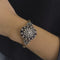 Bracelet Bracelet rigide émaillé à diamants en or rose 14 ct 58 Facettes 37288