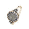 Bracelet Bracelet rigide émaillé à diamants en or rose 14 ct 58 Facettes 37288