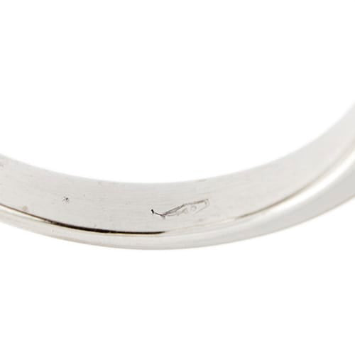 Bague 54 Solitaires - Bague en or blanc 18 ct et diamants 0,85 ct 58 Facettes 31355