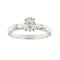 Bague 54 Solitaires - Bague en or blanc 18 ct et diamants 0,85 ct 58 Facettes 31355
