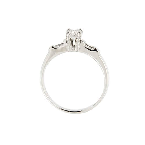 Bague 54 Solitaires - Bague en or blanc 18 ct et diamants 0,85 ct 58 Facettes 31355