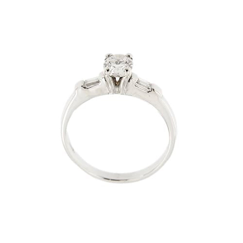 Bague 54 Solitaires - Bague en or blanc 18 ct et diamants 0,85 ct 58 Facettes 31355