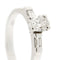 Bague 54 Solitaires - Bague en or blanc 18 ct et diamants 0,85 ct 58 Facettes 31355