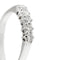 Bague Bague rivière - Anneau en or blanc 18 ct et diamants 0,35 ct 58 Facettes 37616