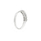 Bague Bague rivière - Anneau en or blanc 18 ct et diamants 0,35 ct 58 Facettes 37616